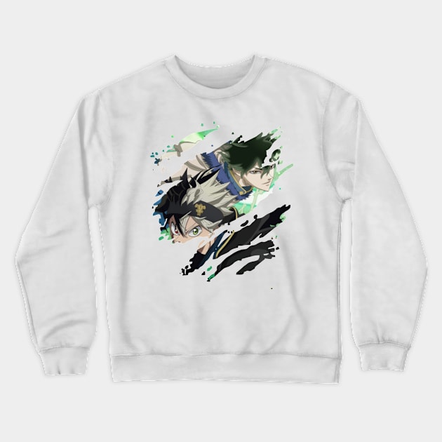 YUNO ASTA Crewneck Sweatshirt by ANIMEPEDIA